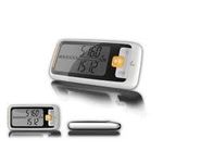 OEM / 3 डी डिजिटल जेब स्वास्थ्य कदम घड़ी और नींद मोड के साथ Pedometer का मुकाबला