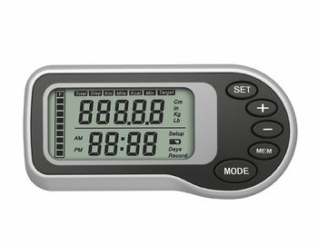 ब्लिस्टर पैक के साथ डिजिटल पॉकेट घड़ी Pedometer कदम काउंटर