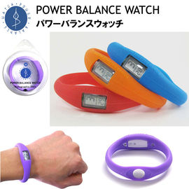 नकारात्मक आयनों के साथ थोक खेल सिलिकॉन Wristband घड़ी