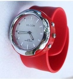 लाल / पीला बच्चों के लिए सिलिकॉन Wristband घड़ी, डिजिटल एलईडी दर्पण, निर्यातक