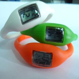 मल्टी फंक्शनल सिलिकॉन Wristband घड़ी, ऋण आयन सिलिकॉन खेल कलाई घड़ियों