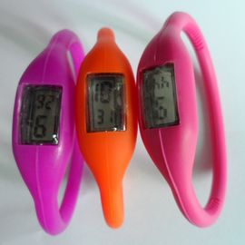 विरोधी कंपन सिलिकॉन Wristband घड़ी, आयनों खेल कंगन कलाई घड़ी, लचीली डिजाइन