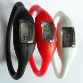 विरोधी कंपन सिलिकॉन Wristband घड़ी, आयनों खेल कंगन कलाई घड़ी, लचीली डिजाइन