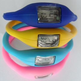डिजिटल सिलिकॉन Wristband घड़ी आयनों आयन रबर कलाई घड़ी पारिस्थितिकी के अनुकूल सामग्री के साथ