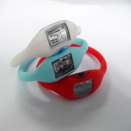 100% पर्यावरण के अनुकूल सिलिकॉन Wristband घड़ी, आयनों नकारात्मक आयन खेल कलाई घड़ी तैरना