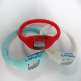 100% पर्यावरण के अनुकूल सिलिकॉन Wristband घड़ी, आयनों नकारात्मक आयन खेल कलाई घड़ी तैरना