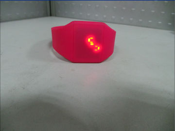 समय / कैलेंडर / क्रोनोग्रफ़ / अलार्म के साथ 1ATM निविड़ अंधकार सिलिकॉन Wristband घड़ी