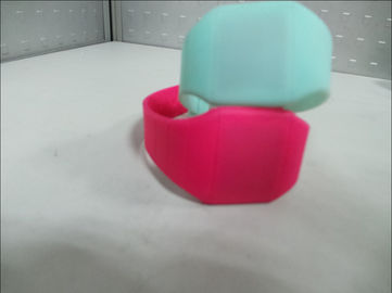 OEM / सिलिकॉन Wristband घड़ी, एलईडी स्पर्श घड़ी पु बैंड के साथ