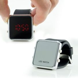 एलईडी सिलिकॉन Wristband देखता काला क्लासिक आकस्मिक खेल शैली सिलिकॉन बैंड