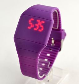 टच करें निमिष सिलिकॉन Wristband घड़ी कस्टम लोगो के साथ स्क्रीन घड़ी