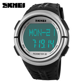 हृदय की दर को Pedometer खेल घड़ियों 50M उलटी गिनती के साथ निविड़ अंधकार