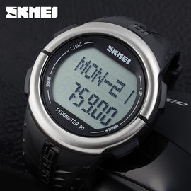 एलसीडी डिस्प्ले पोर्टेबल डिजिटल घड़ी Pedometer के उपाय कैलोरी हृदय की दर