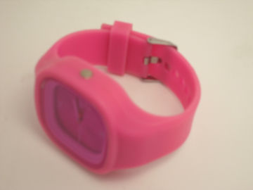 अच्छी गुणवत्ता 3 एटीएम कस्टम लोगो सिलिकॉन Wristband घड़ी