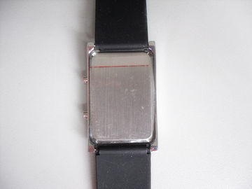 शीतल अनुकूलित एलईडी सिलिकॉन Wristband घड़ी निविड़ अंधकार विरोधी गंदा