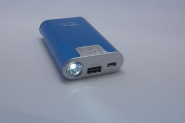 एलईडी मशाल के साथ डिजिटल कैमरा धातु यूएसबी पोर्टेबल पावर बैंक 6600mAh