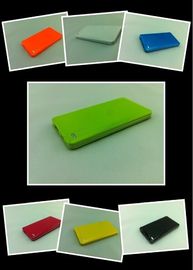 ली - पॉलिमर अल्ट्रा पतला पावर बैंक 4400mAh, जेब सेल फोन चार्जर