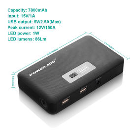 मोबाइल बैटरी बैकअप एलईडी टॉर्च के साथ चार्जर 7800mAh कार कूद स्टार्टर