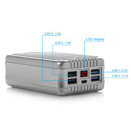 बड़ी क्षमता 24000MAH पोर्टेबल पावर बैंक 4 पोर्ट Ipad / लैपटॉप / iPhone के लिए