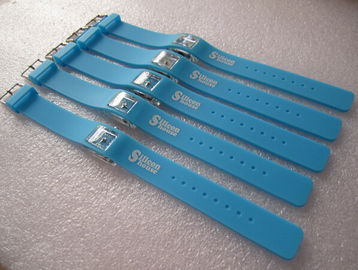 स्लिम एलईडी डिजिटल कलाई घड़ी जापान Movt, सिलिकॉन wristband गम चबाने घड़ी