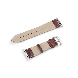 मोबाइल फ़ोनों के लिए एप्पल घड़ी सहायक उपकरण, मगरमच्छ बनावट Wristband का पट्टा