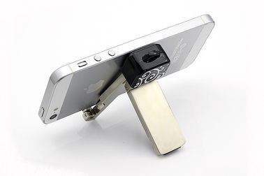 पोर्टेबल स्टैंड डेस्कटॉप आलसी फोन धारक के साथ धातु + पीसी सामग्री iPhone आइपॉड MP4 के लिए