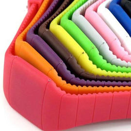 बच्चे उपहार टच स्क्रीन नेतृत्व में सिलिकॉन Wristband घड़ी, सिलिकॉन खेल देखो
