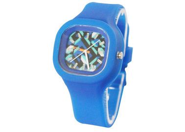 स्टेनलेस स्टील वापस साथ Removeable जेली सिलिकॉन Wristband घड़ी
