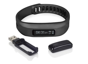 Pedometer नींद ट्रैकर ब्लूटूथ कंगन सिलिकॉन wristband के साथ घड़ी